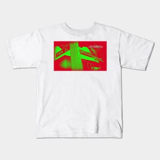 Yale Street & Broadway, Santa Monica, California by Mistah Wilson Kids T-Shirt